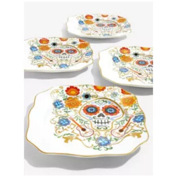 Disney NWOB Pixar Ceramic COCO Dessert Plates by Patina Vie, Set of 4, 8" - Picture 4 of 4